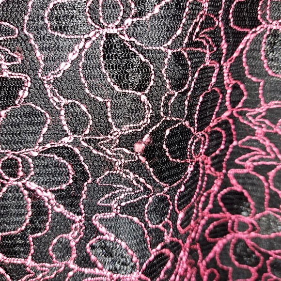 Maurices Large Lace Black and Pink Tank - Picture 4 of 5